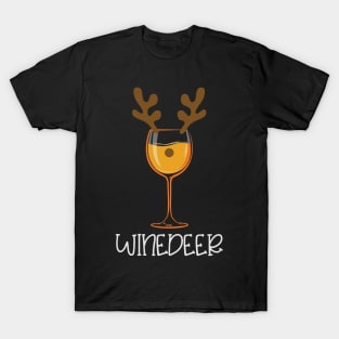 Winedeer funny Wine Lover Christmas gift T-Shirt